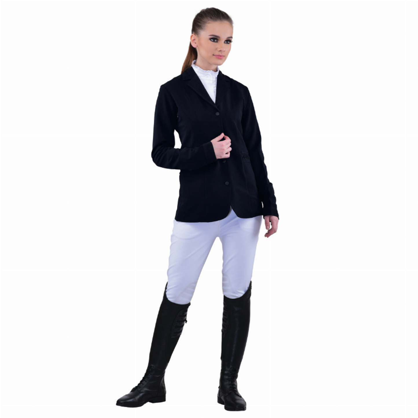 Equine Couture Ladies Oslo Show Coat - Ec navy X-LARGE 1 for equestrians Coats, Apparel & Gear, Women's Sho...