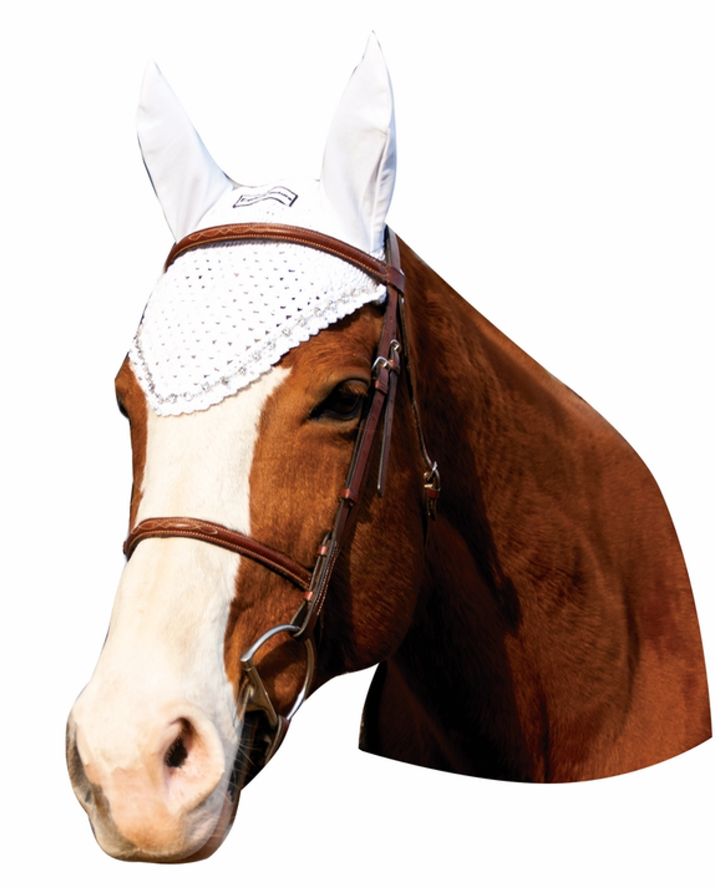 Equine Couture Fly Bonnet with Crystals