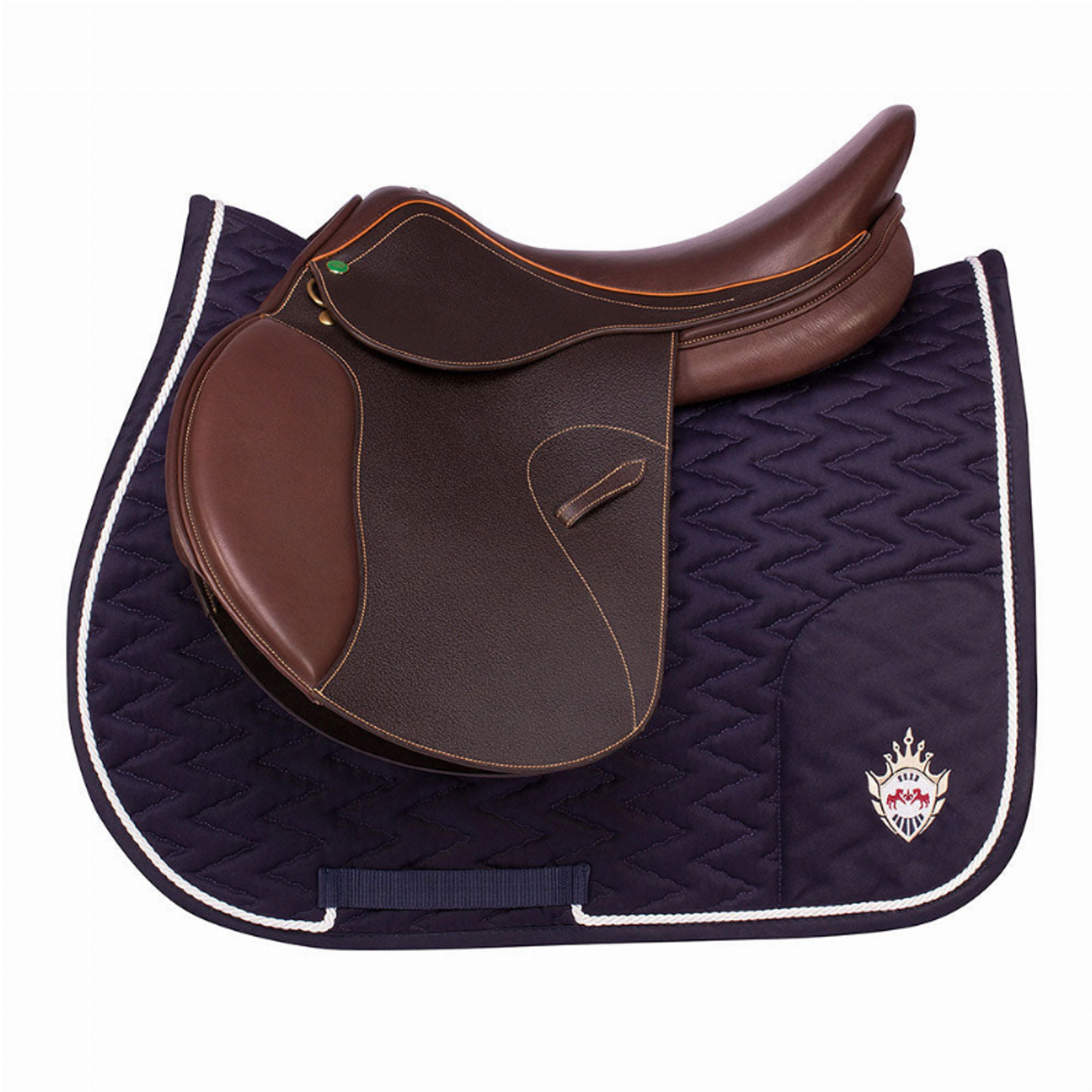 Equine Couture Wellington All Purpose Saddle Pad - Ec navy 1 for horses Western Tack, Pads, Pads & B...