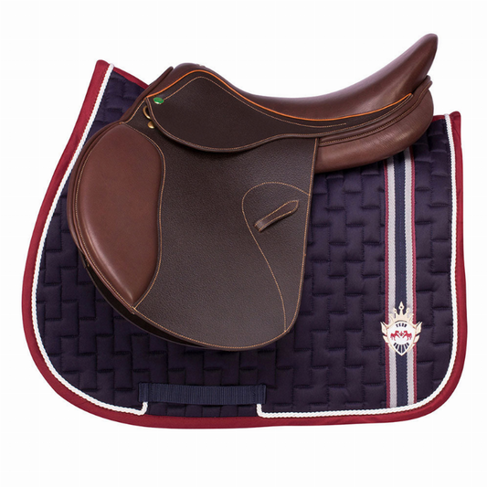 Equine Couture Ocala All Purpose Saddle Pad - Ec navy 1 for horses Western Tack, Pads, Pads & Blankets