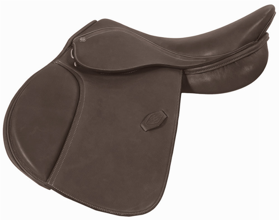 Henri de Rivel Pro Pony Covered Close Contact Saddle - havana 15 LONG FLAP 1 for horses English Tack, Saddles,...