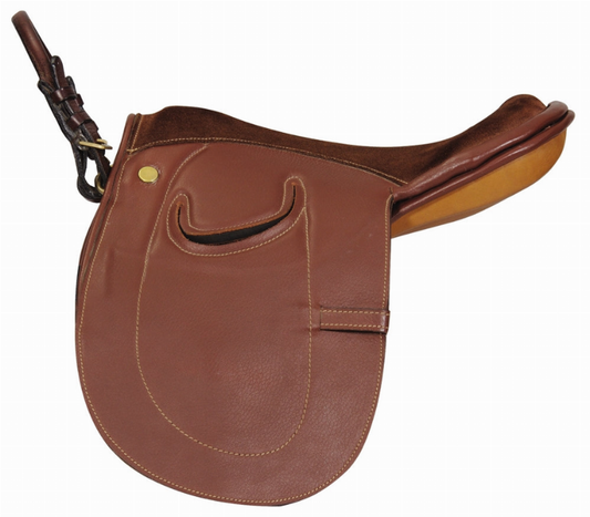 Henri de Rivel Advantage Pony Leadline Saddle - Leather English Saddles, Tack, Saddles Oak bark STANDARD