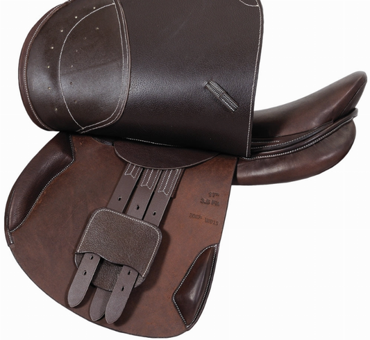 Henri de Rivel Covered Pro Concept Close Contact Saddle - Havana 19 1 for horses English Tack, Saddles, ...