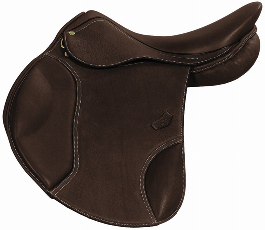 Henri de Rivel Carmel Covered Close Contact Jumping Saddle - English Saddles, Tack, Saddles Havana