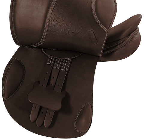 Henri de Rivel Carmel Covered Close Contact Jumping Saddle - English Saddles, Tack, Saddles Havana