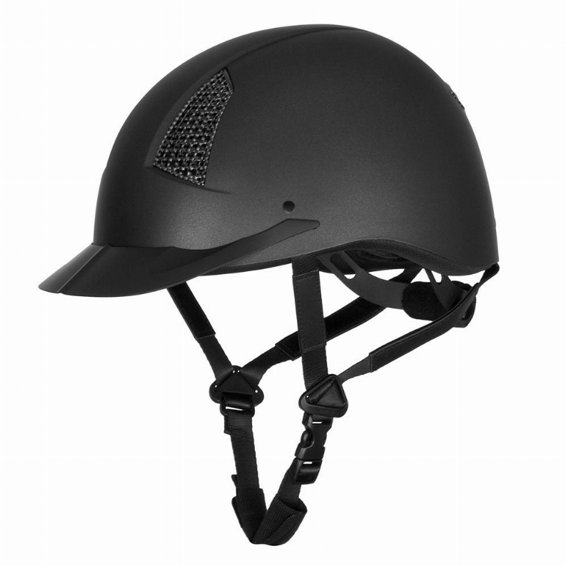 TuffRider Starter Horse Riding Helmet with Carbon Fiber Grill - Black L 1 for equestrians Helmets & Safety Vests...