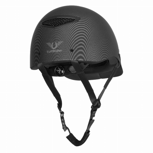 TuffRider Carbon Fiber Shell Helmet| Schooling Protective Head Gear for Equestrian Riders - SEI Certified, Tough and Dur...