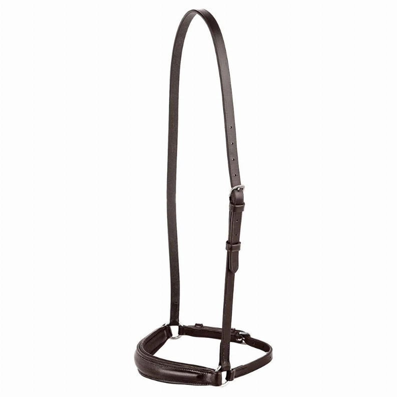 Henri de Rivel Advantage Drop Noseband - Havana COB 1 for horses English Tack, Bridles, Bridles & Reins