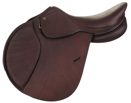 Henri De Rivel Laureate Leather IGP Saddle - Oakbark 18 1 for horses English Tack, Saddles, Saddles