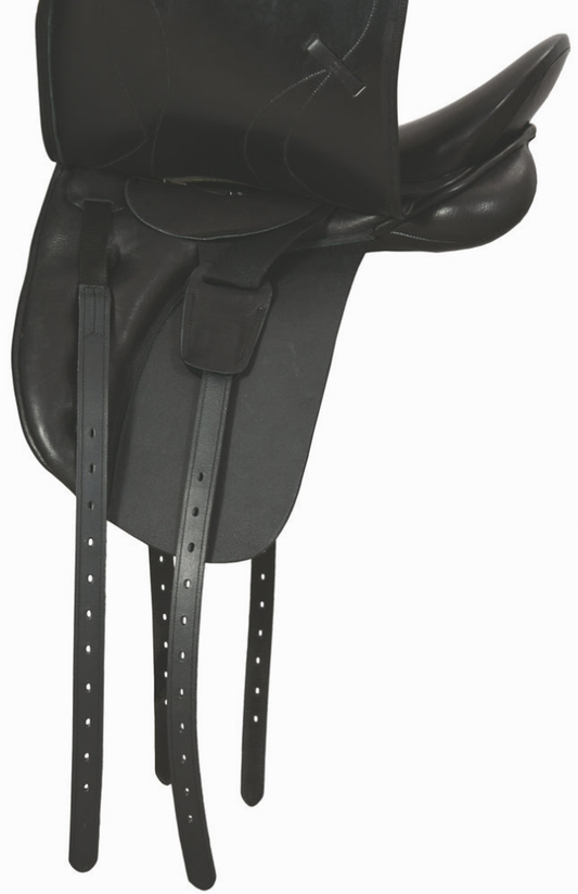 Henri de Rivel Ventura Covered Dressage Saddle - Flocked Black 18 1 for horses English Tack, Saddles, ...