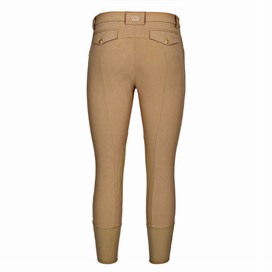 George H Morris Men's Grand Prix Knee Patch Breeches - Safari 38 1 for equestrians Breeches, Apparel & Gea...