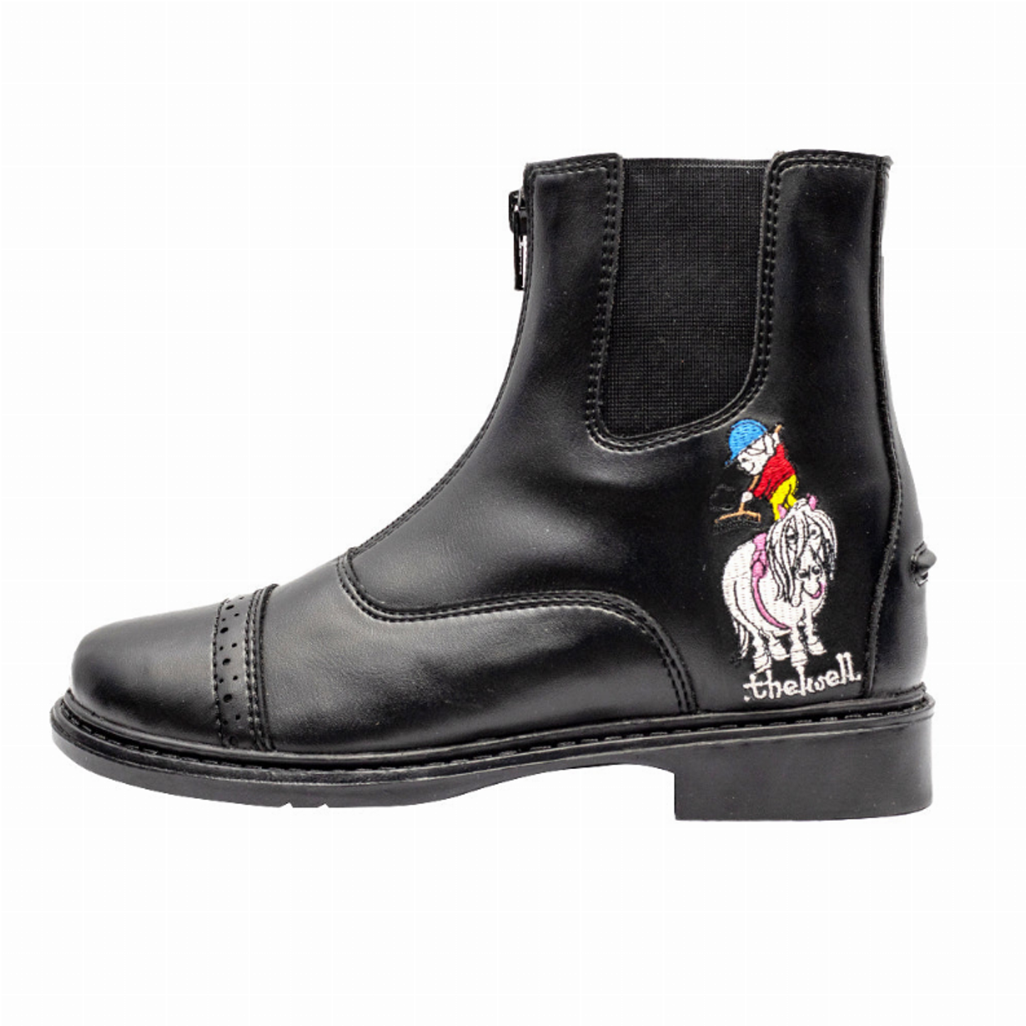 TuffRider Children's Thelwell Sweep Front Zip Paddock Boots