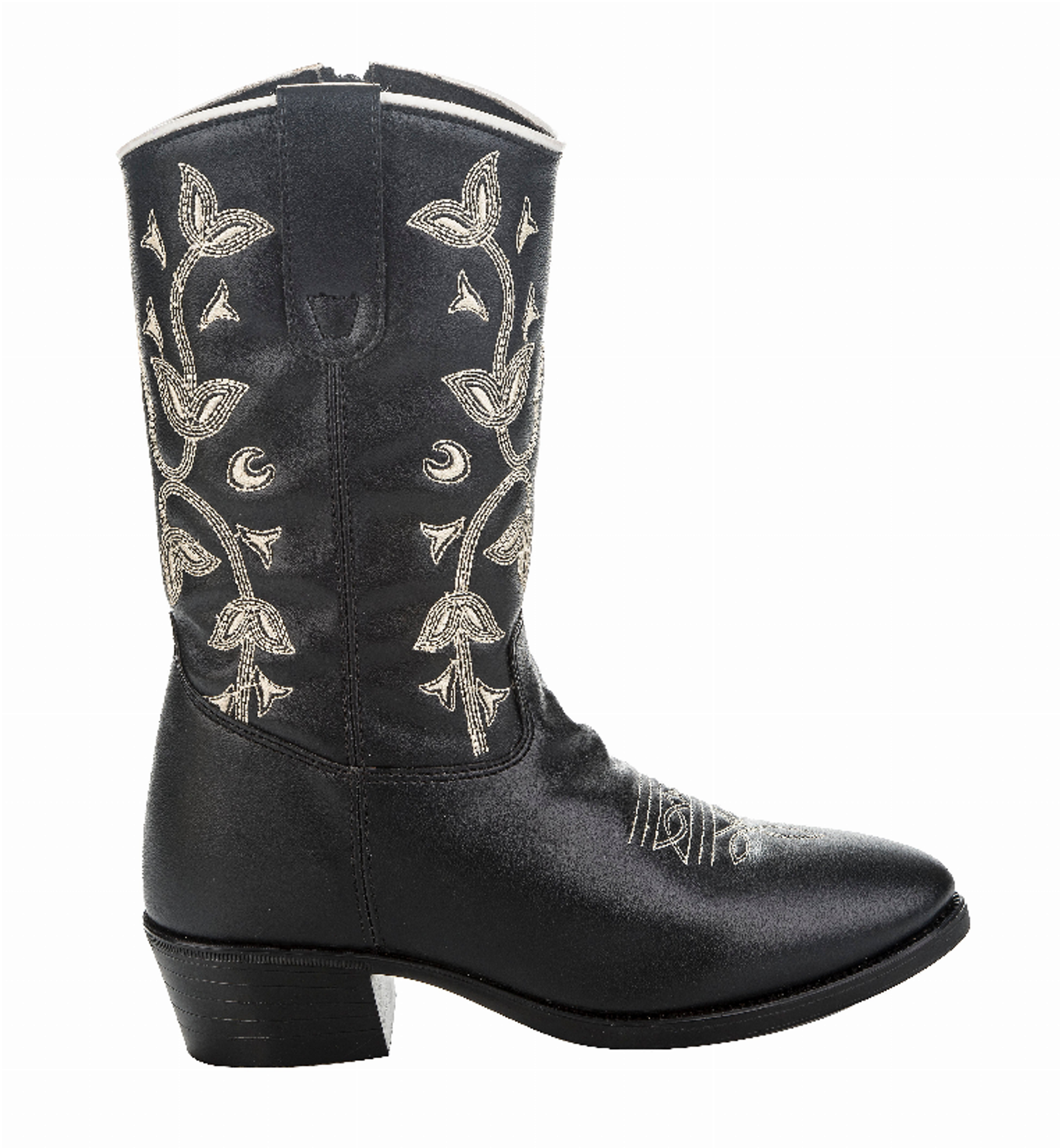 TuffRider Youth Black Floral Western Boot - 4 1 for equestrians Boots, Children's F...