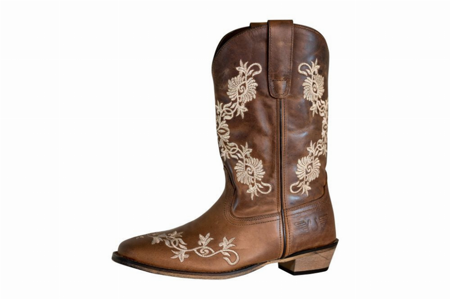 TuffRider Ladies Mormon Square Toe Western Boot - Brown 11 1 for equestrians Boots, Women's Boot...