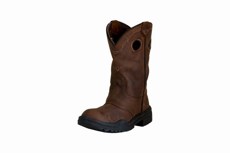 TuffRider Ladies Leigh Round Toe Western Boot - Brown 11 1 for equestrians Boots, Women's Boots,...