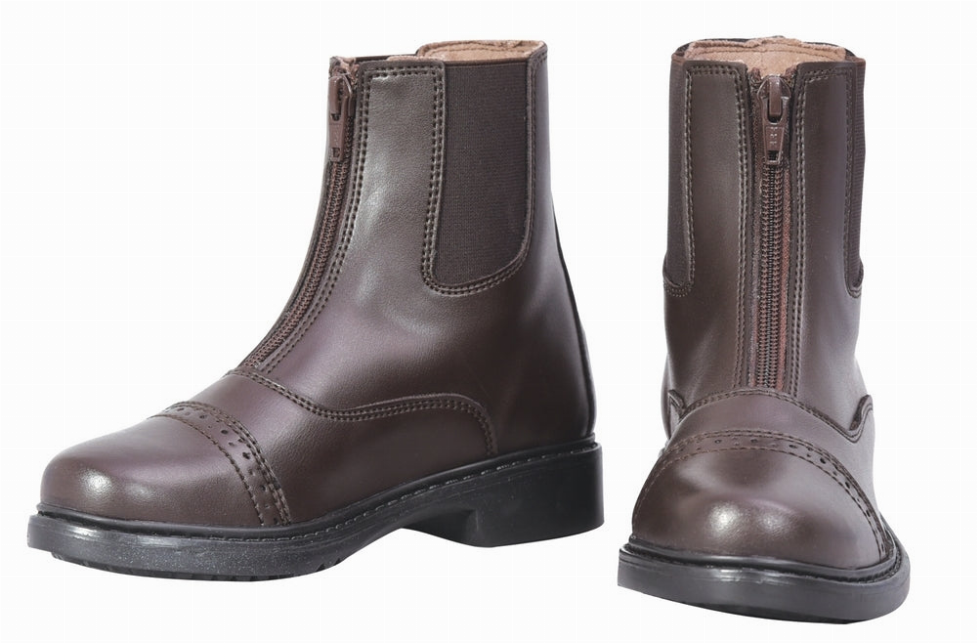 TuffRider Kid's Front-zip Paddock Boots