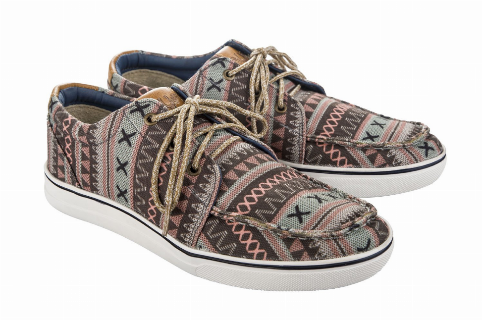 TuffRider Women Lace-Up Canvas Graphix Shoes