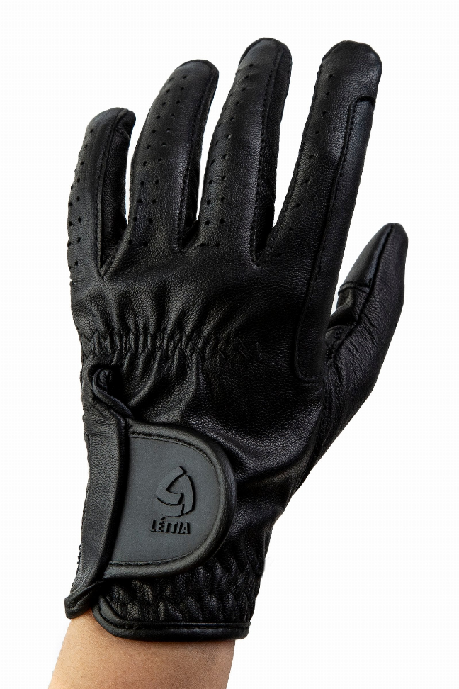 Lettia Maggio Gloves - Adult, Apparel & Gear, Black High quality, durable, perfect for equestrian needs