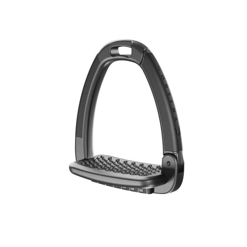 Horsena Swap Stirrup With Double Side Cover - English Tack, Irons and Composites, Stirrups black 120 MM (4.7")