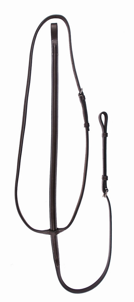 Henri de Rivel Advantage Plain Raised Standing Martingale - Havana COB 1 for horses Martingales & Breastplates, ...