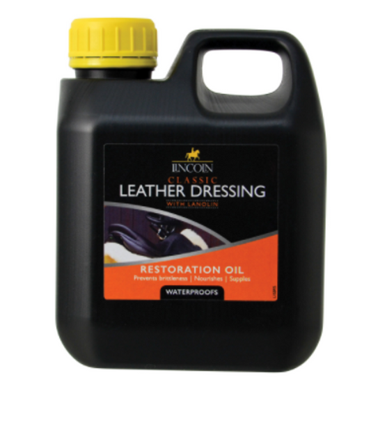 Lincoln Classic Leather Dressing - 4 LITRE 1 for horses Horse Care, Tack Care