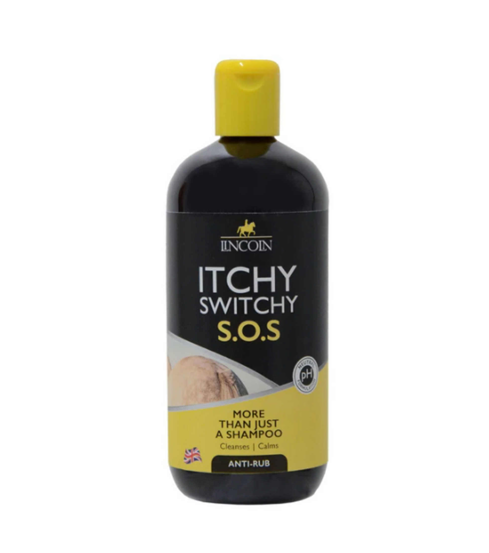 Lincoln Itchy Switchy SOS Shampoo 500ml - Grooming, Horse Care, Shampoo, Shine & Condition Standard