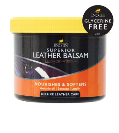 Lincoln Superior Leather Balsam - Horse Care, Tack Care 400G High quality, durable, perfect for equestrian needs