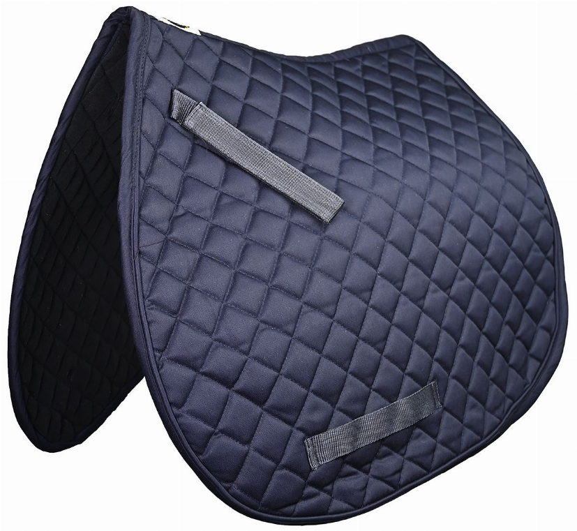 Gatsby Premium Pony Saddle Pad - Black 18.5" 1 for horses English Tack, Pads