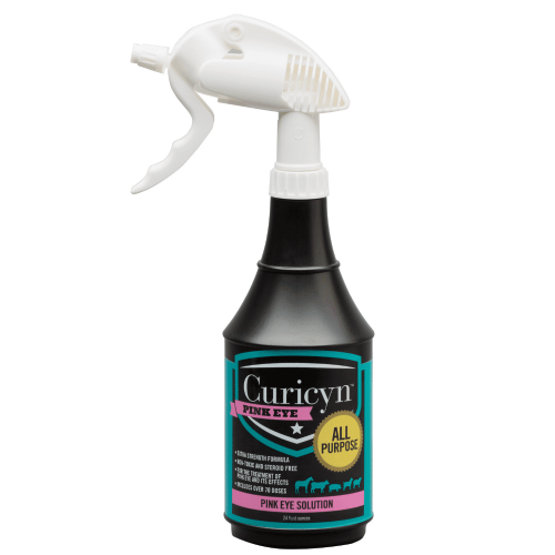 Curicyn Pink Eye Solution - 24 OZ. 1 for horses Therapy & First Aid, Horse Care, Aid Supplies