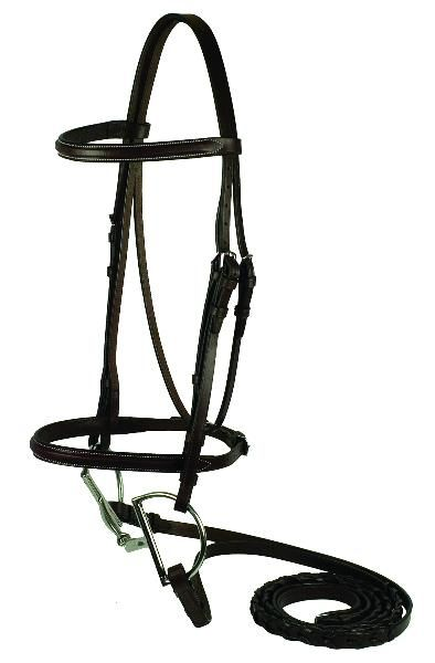 Gatsby Square Raised Bridle - Havanna HORSE 1 for horses English Bridles, Bridles & Reins, Tack