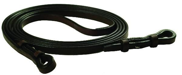 Gatsby Plain Reins - Havanna 5/8 X-LONG 1 for horses English Tack, Bridles &